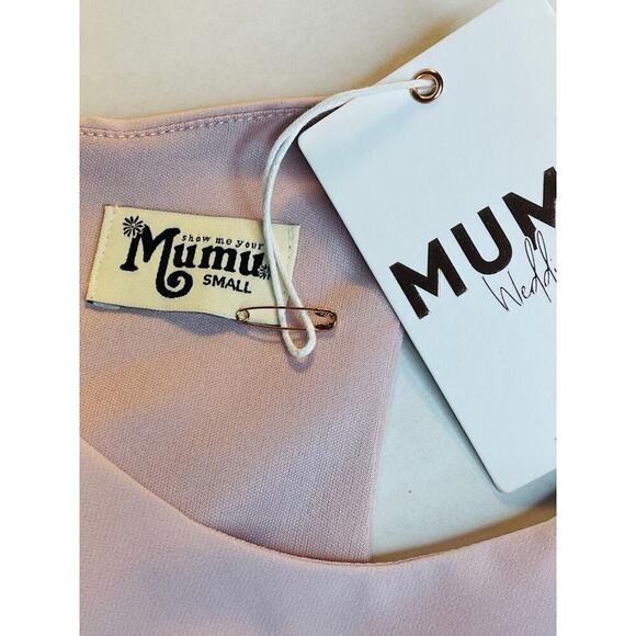 Show Me Your Mumu Chicago high neck halter long gown size Small NWT Vintage Rose - Picture 7 of 10